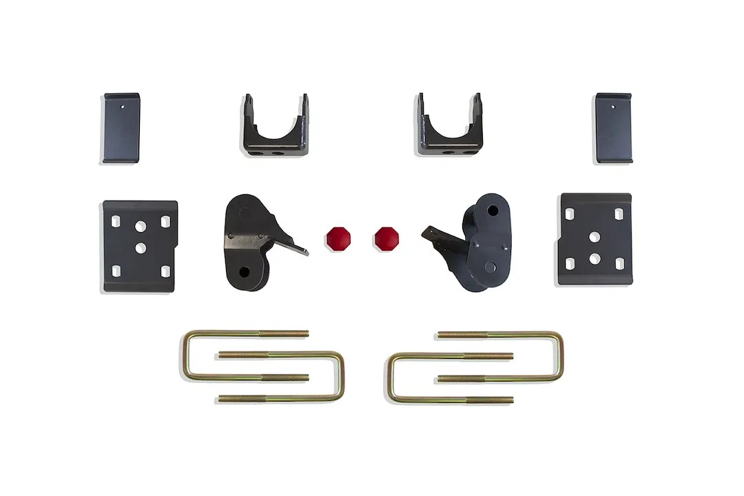 203240 – MAXTRAC Leaf Spring Over Axle Conversion Kit, 4 Inch Drop With Spring Hanger/ Spring Plate/ - view 3